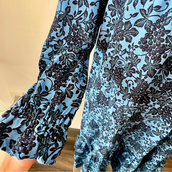 Line Markvardsen Evelyn Midi Dress Blue - Picture 4 of 13